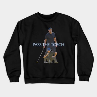 Tiger Woods and His Son Crewneck Sweatshirt